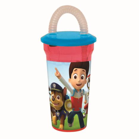 Paw Patrol 450ml Plastic Drinks Cup With Straw £1.99